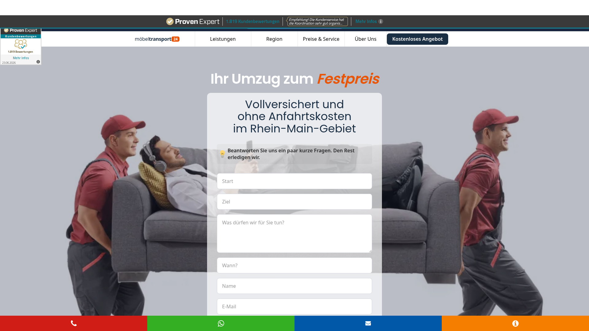 Alleinstellungsmerkmal Homepage